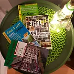 Hof Vierzehnender Im Hohen Venn - 70qm Fachwerk-studio - Grosses Wohn-schlafzimmer Mit Dachterrasse Und Kaminofen - Separate Kueche - Perfekt Fuer Paare - - Eifel - Hunde Willkommen - Islandpferde Apartament