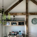 Hof Vierzehnender Im Hohen Venn - 70qm Fachwerk-studio - Grosses Wohn-schlafzimmer Mit Dachterrasse Und Kaminofen - Separate Kueche - Perfekt Fuer Paare - - Eifel - Hunde Willkommen - Islandpferde Apartament