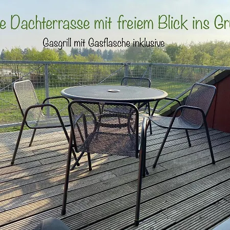 Hof Vierzehnender Im Hohen Venn - 70qm Fachwerk-studio - Grosses Wohn-schlafzimmer Mit Dachterrasse Und Kaminofen - Separate Kueche - Perfekt Fuer Paare - - Eifel - Hunde Willkommen - Islandpferde 아파트 *