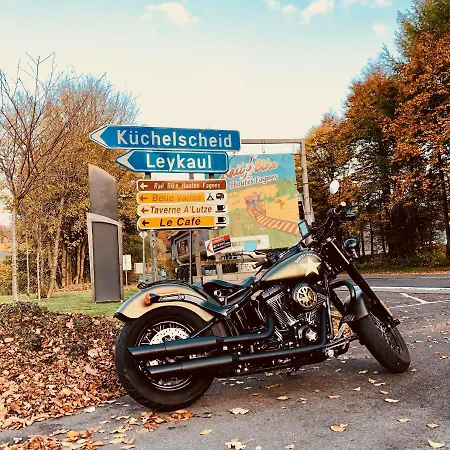 Hof Vierzehnender Im Hohen Venn - 70qm Fachwerk-studio - Grosses Wohn-schlafzimmer Mit Dachterrasse Und Kaminofen - Separate Kueche - Perfekt Fuer Paare - - Eifel - Hunde Willkommen - Islandpferde 아파트 *