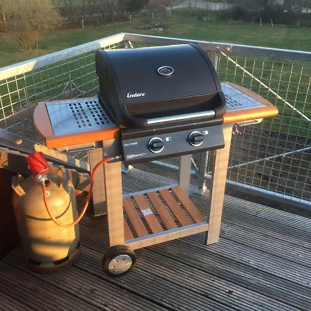 Hof Vierzehnender Im Hohen Venn - 70qm Fachwerk-studio - Grosses Wohn-schlafzimmer Mit Dachterrasse Und Kaminofen - Separate Kueche - Perfekt Fuer Paare - - Eifel - Hunde Willkommen - Islandpferde 아파트 몬샤우