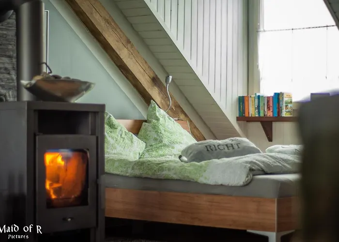 公寓 Hof Vierzehnender Im Hohen Venn - 70qm Fachwerk-studio - Grosses Wohn-schlafzimmer Mit Dachterrasse Und Kaminofen - Separate Kueche - Perfekt Fuer Paare - - Eifel - Hunde Willkommen - Islandpferde *