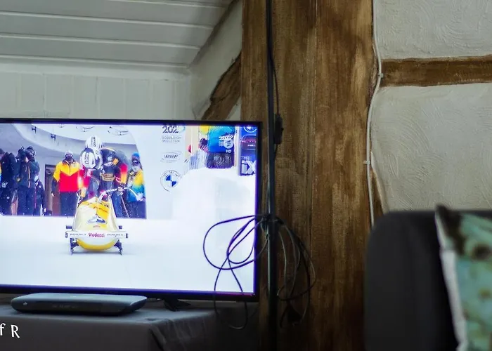 公寓 Hof Vierzehnender Im Hohen Venn - 70qm Fachwerk-studio - Grosses Wohn-schlafzimmer Mit Dachterrasse Und Kaminofen - Separate Kueche - Perfekt Fuer Paare - - Eifel - Hunde Willkommen - Islandpferde *