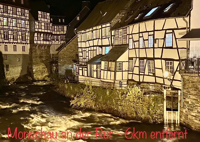 Hof Vierzehnender Im Hohen Venn - 70qm Fachwerk-studio - Grosses Wohn-schlafzimmer Mit Dachterrasse Und Kaminofen - Separate Kueche - Perfekt Fuer Paare - - Eifel - Hunde Willkommen - Islandpferde 蒙绍