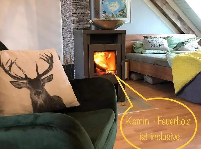 Hof Vierzehnender Im Hohen Venn - 70qm Fachwerk-studio - Grosses Wohn-schlafzimmer Mit Dachterrasse Und Kaminofen - Separate Kueche - Perfekt Fuer Paare - - Eifel - Hunde Willkommen - Islandpferde *