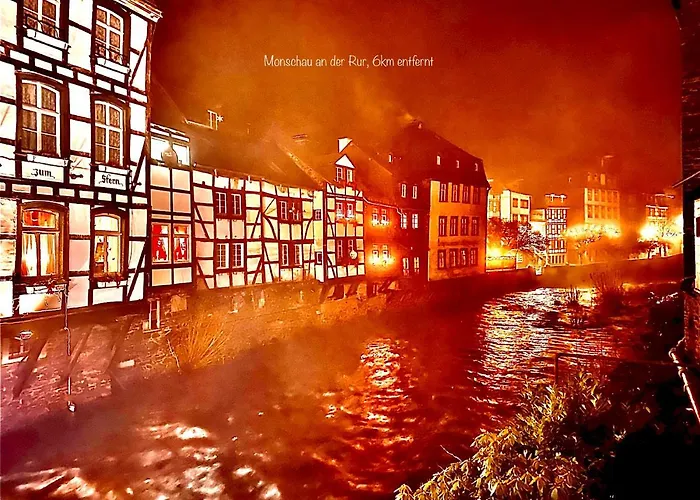 Hof Vierzehnender Im Hohen Venn - 70qm Fachwerk-studio - Grosses Wohn-schlafzimmer Mit Dachterrasse Und Kaminofen - Separate Kueche - Perfekt Fuer Paare - - Eifel - Hunde Willkommen - Islandpferde 蒙绍