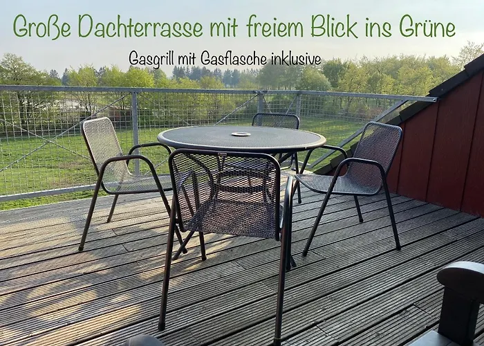 Hof Vierzehnender Im Hohen Venn - 70qm Fachwerk-studio - Grosses Wohn-schlafzimmer Mit Dachterrasse Und Kaminofen - Separate Kueche - Perfekt Fuer Paare - - Eifel - Hunde Willkommen - Islandpferde 公寓 *