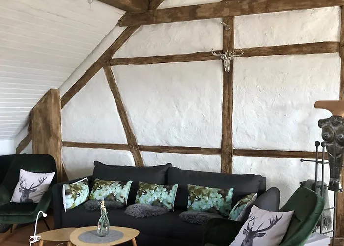 公寓 Hof Vierzehnender Im Hohen Venn - 70qm Fachwerk-studio - Grosses Wohn-schlafzimmer Mit Dachterrasse Und Kaminofen - Separate Kueche - Perfekt Fuer Paare - - Eifel - Hunde Willkommen - Islandpferde *