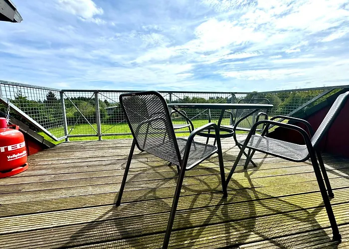 公寓 Hof Vierzehnender Im Hohen Venn - 70qm Fachwerk-studio - Grosses Wohn-schlafzimmer Mit Dachterrasse Und Kaminofen - Separate Kueche - Perfekt Fuer Paare - - Eifel - Hunde Willkommen - Islandpferde *