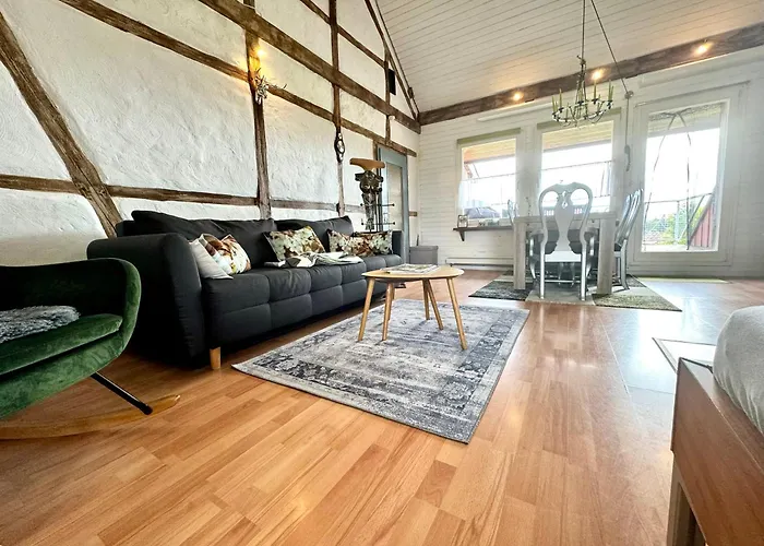 Hof Vierzehnender Im Hohen Venn - 70qm Fachwerk-studio - Grosses Wohn-schlafzimmer Mit Dachterrasse Und Kaminofen - Separate Kueche - Perfekt Fuer Paare - - Eifel - Hunde Willkommen - Islandpferde 公寓