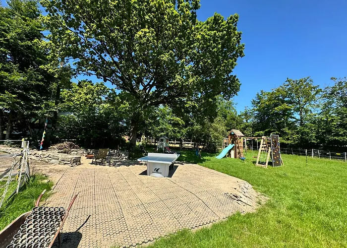 公寓 Hof Vierzehnender Im Hohen Venn - 70qm Fachwerk-studio - Grosses Wohn-schlafzimmer Mit Dachterrasse Und Kaminofen - Separate Kueche - Perfekt Fuer Paare - - Eifel - Hunde Willkommen - Islandpferde