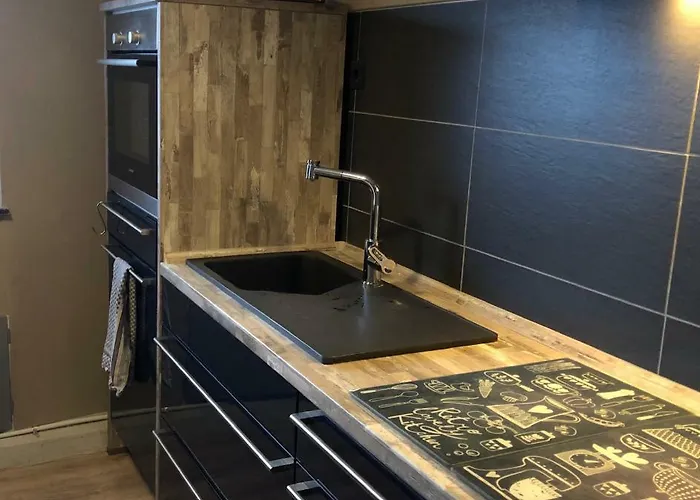 Hof Vierzehnender Im Hohen Venn - 70qm Fachwerk-studio - Grosses Wohn-schlafzimmer Mit Dachterrasse Und Kaminofen - Separate Kueche - Perfekt Fuer Paare - - Eifel - Hunde Willkommen - Islandpferde